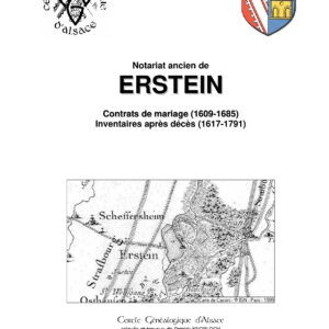 Notariat d'Erstein : Contrats de mariage, inventaires