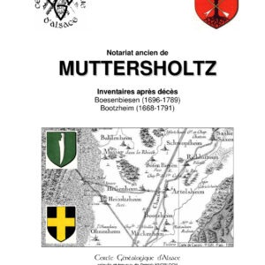 Notariat de Muttersholtz : Inv. de Bootzheim, Boesenbiesen - 1688-1791