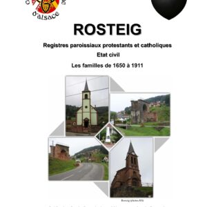 Rosteig, Livre des familles de 1650 à  1911