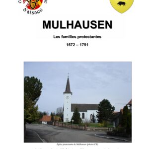Mulhausen, Les familles protestantes 1672-1791
