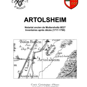 Notariat d'Artolsheim : Inventaires