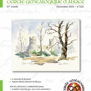 Bulletin du Cercle Généalogique d'Alsace n°228
