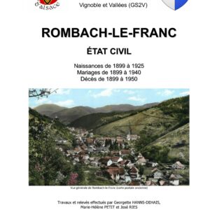 Rombach-le-Franc, EC, N (1899-1925), M (1899-1940), D (1899-1950)
