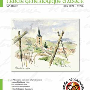 Bulletin du Cercle Généalogique d'Alsace n°226