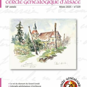 Bulletin du Cercle Généalogique d'Alsace n°229
